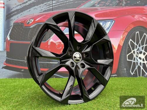 Ratlankis R18x8  5X112  ET  42  57.1  SK516  (BK5278)  Black (BL)  For SKODA  (K2)