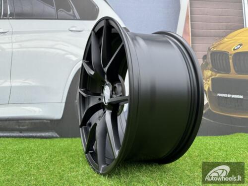 Ratlankis R20x8.5  5X112  ET  25  66.6  B1416  (FBX124)  Satin Black (SB)  For BMW  (P2)  (HYBRID FORGED Rear+Front)