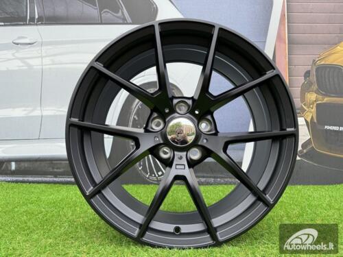 Ratlankis R20x9.5  5X112  ET  38  66.6  B1416  (FBX124)  Satin Black (SB)  For BMW  (P2)  (HYBRID FORGED Rear+Front)