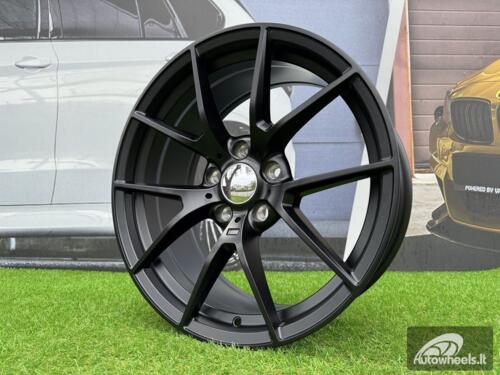 Ratlankis R20x9.5  5X112  ET  38  66.6  B1416  (FBX124)  Satin Black (SB)  For BMW  (P2)  (HYBRID FORGED Rear+Front)