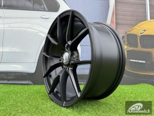 Ratlankis R20x9.5  5X112  ET  38  66.6  B1416  (FBX124)  Satin Black (SB)  For BMW  (P2)  (HYBRID FORGED Rear+Front)