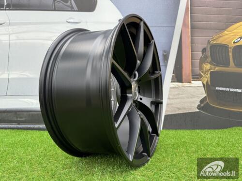 Ratlankis R20x9.5  5X112  ET  38  66.6  B1416  (FBX124)  Satin Black (SB)  For BMW  (P2)  (HYBRID FORGED Rear+Front)