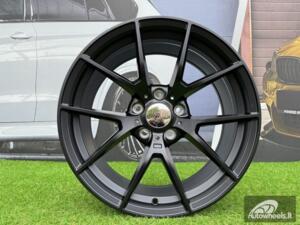 Ratlankis R20x9.5  5X112  ET  38  66.6  B1416  (FBX124)  Satin Black (SB)  For BMW  (P2)  (HYBRID FORGED Rear+Front)