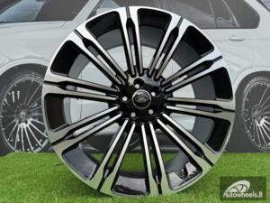 Ratlankis R22x9.5  5X108  ET  45  63.3  B1808  (FBX190)  Black Polished (MB)  For LAND  (Z5)  (HYBRID FORGED)