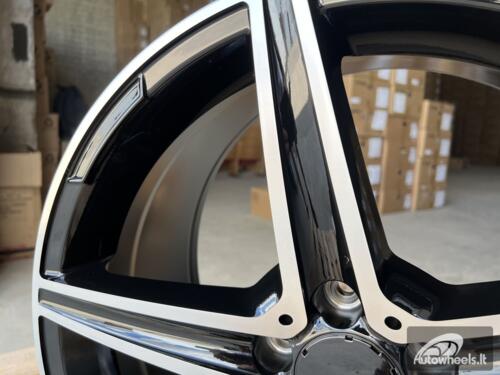 Ratlankis R19x8  5X112  ET  43  66.6  B5052  (FBX163)  Black Polished (MB)  For MER  (P2)  (HYBRID FORGED)