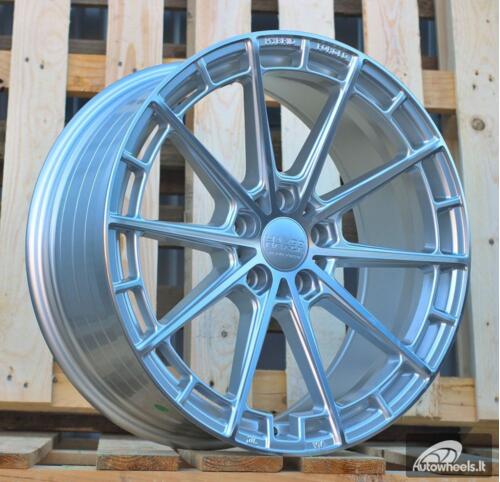 Ratlankis R19x8.5  5X112  ET  40  66.5  HX019F  (F9793)  Polished Silver Half Matt (MSHM)  For HAXER  (Z5)  (HYBRID FORGED New Design)