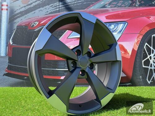 Ratlankis R20x9  5X112  ET  34  66.5  XE351  (FBX346)  Grey Polished Half Matt (MGHM)  For AUD  (Z5)  (HYBRID FORGED)