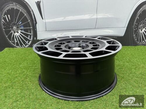 Ratlankis Land Rover Defender Octa Style R20X9J 5X120 ET38 72.56 Satin Black with Diamond Cut (Range Rover Sport)