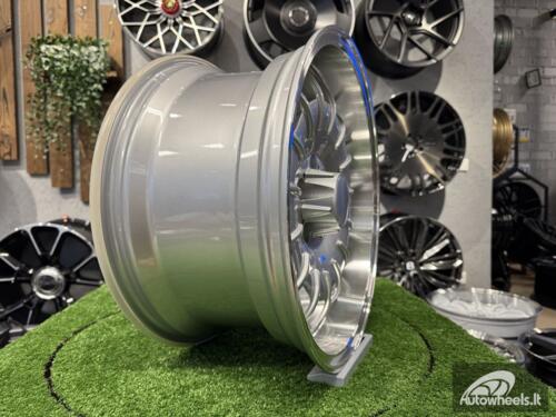 Ratlankis Mercedes Barock Style E 17X9J 5X112 ET30 66.6 Silver with Diamond Cut Lip