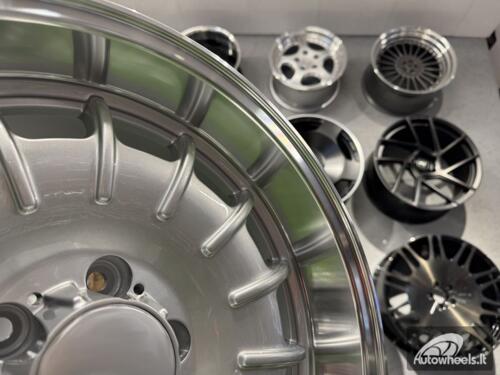 Ratlankis Mercedes Barock Style E 17X9J 5X112 ET30 66.6 Silver with Diamond Cut Lip