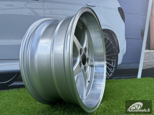 Ratlankis Volvo Ocean MK 18 Style R18X8.5 5X108 ET6 65.1 Silver with Diamond Cut Lip (240, 740, 940)