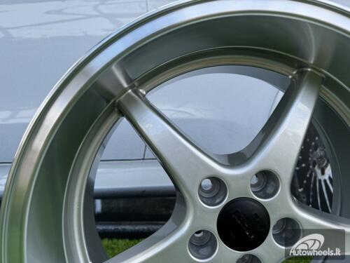 Ratlankis Volvo Ocean MK 18 Style R18X8.5 5X108 ET6 65.1 Silver with Diamond Cut Lip (240, 740, 940)