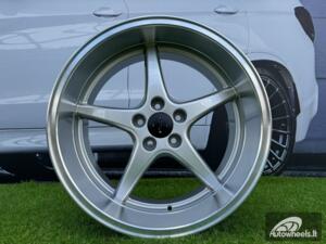 Ratlankis Volvo Ocean MK 18 Style R18X8.5 5X108 ET6 65.1 Silver with Diamond Cut Lip (240, 740, 940)
