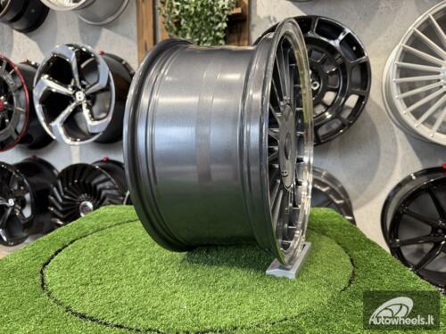 Ratlankis Alpina Classic 3 series styling 16X7J 4X100 ET15 57.1 Grey with Diamond Cut