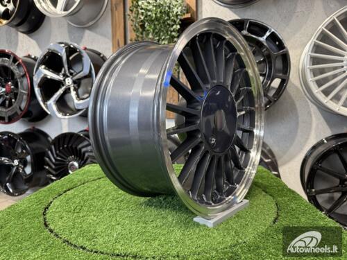 Ratlankis Alpina Classic 3 series styling 16X8J 4X100 ET15 57.1 Grey with Diamond Cut