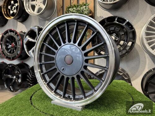 Ratlankis Alpina Classic 3 series styling 16X8J 4X100 ET15 57.1 Grey with Diamond Cut