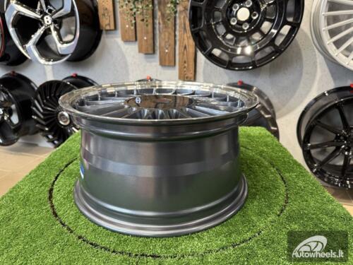 Ratlankis Alpina Classic 3 series styling 16X8J 4X100 ET15 57.1 Grey with Diamond Cut