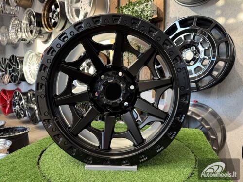 Ratlankis 4x4 Blazer Off Road 18X9J 6X139.7 ET0 110.1 Matt Black
