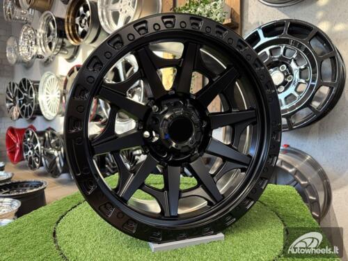Ratlankis 4x4 Blazer Off Road 18X9J 6X139.7 ET0 110.1 Matt Black