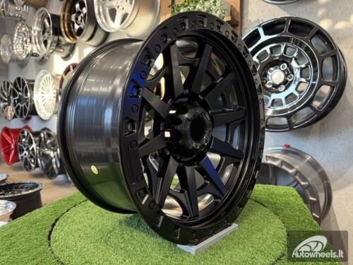 Ratlankis 4x4 Blazer Off Road 18X9J 6X139.7 ET0 110.1 Matt Black