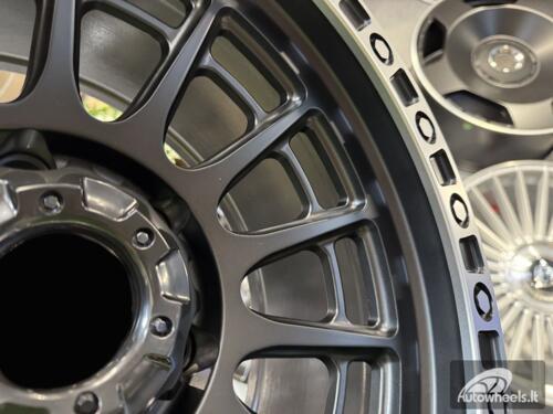 Ratlankis Fuel Off Road Cycle Style 17X9J 6X139.7 ET0 110.1 Matt Black with Diamond Cut Lip