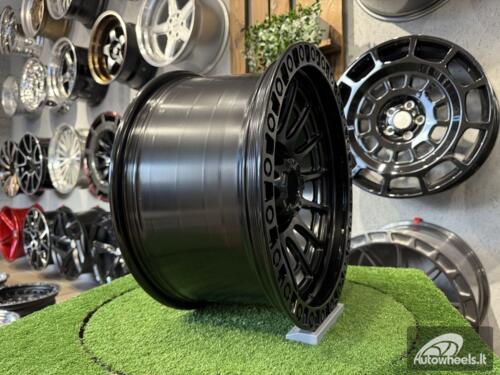 Ratlankis Fuel Off Road Cycle Style 17X9J 6X139.7 ET0 110.1 Matt Black