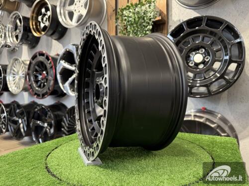 Ratlankis Fuel Off Road Wrap Style 17X9J 6X139.7 ET0 110.1  Matt Black with Diamond Cut Lip