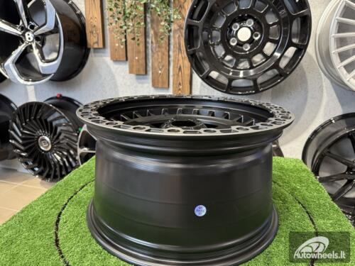 Ratlankis Fuel Off Road Wrap Style 17X9J 6X139.7 ET0 110.1  Matt Black with Diamond Cut Lip