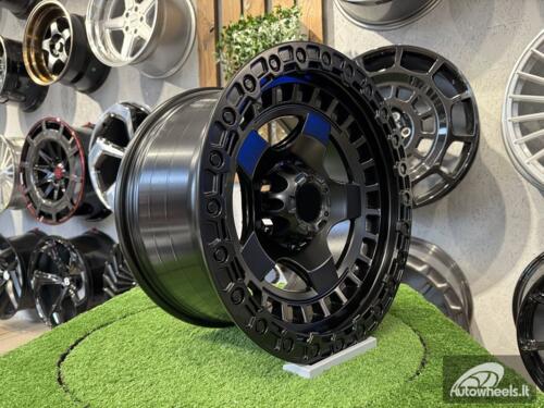 Ratlankis Fuel Off Road Wrap Style 17X9J 6X139.7 ET0 110.1 Matt Black