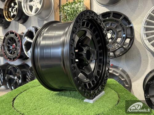 Ratlankis Fuel Off Road Wrap Style 17X9J 6X139.7 ET0 110.1 Matt Black