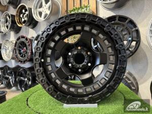 Ratlankis Fuel Off Road Wrap Style 17X9J 6X139.7 ET0 110.1 Matt Black