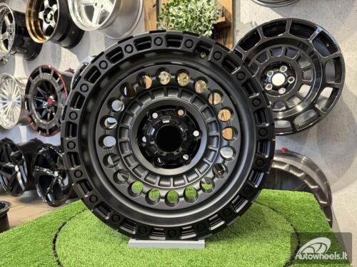 Ratlankis Black Rhino Off Road Sentinel Style 17X9J 6X139.7 ET0 110.1  Matt Black with Diamond Cut Lip