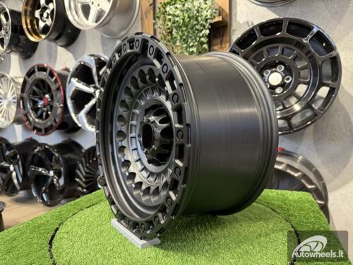 Ratlankis Black Rhino Off Road Sentinel Style 17X9J 6X139.7 ET0 110.1  Matt Black with Diamond Cut Lip