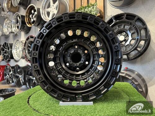 Ratlankis Black Rhino Off Road Sentinel Style 17X9J 6X139.7 ET0 110.1  Matt Black