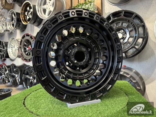 Ratlankis Black Rhino Off Road Sentinel Style 17X9J 6X139.7 ET0 110.1  Matt Black