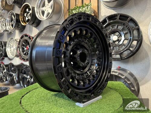 Ratlankis Black Rhino Off Road Sentinel Style 17X9J 6X139.7 ET0 110.1  Matt Black