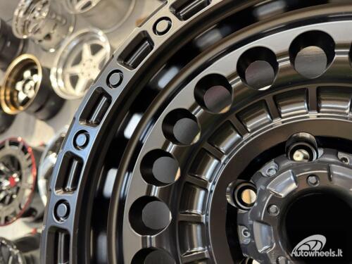 Ratlankis Black Rhino Off Road Sentinel Style 17X9J 6X139.7 ET0 110.1  Matt Black