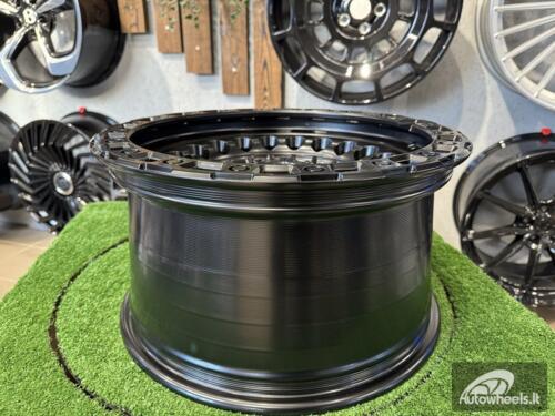 Ratlankis Black Rhino Off Road Sentinel Style 17X9J 6X139.7 ET0 110.1  Matt Black