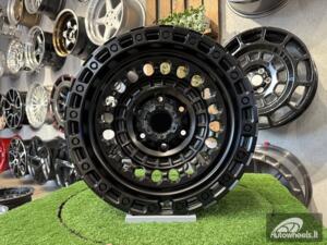 Ratlankis Black Rhino Off Road Sentinel Style 17X9J 6X139.7 ET0 110.1  Matt Black