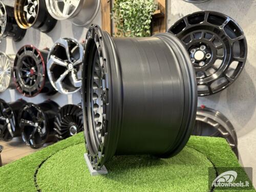 Ratlankis Black Rhino Off Road Sentinel Style 17X9J 6X139.7 ET0 110.1  Matt Grey with Black Lip