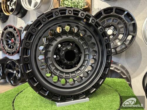 Ratlankis Black Rhino Off Road Sentinel Style 17X9J 6X139.7 ET0 110.1  Matt Grey with Black Lip