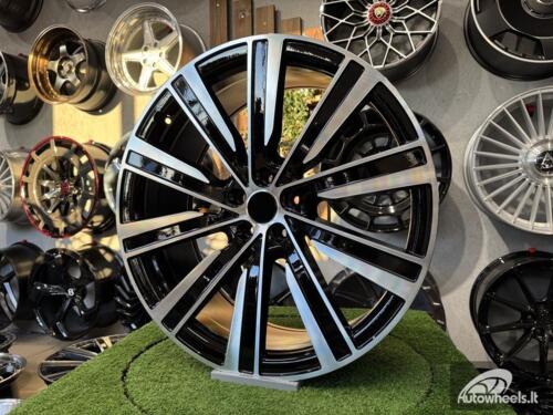 Ratlankis Range Rover 10-Spoke Style R23X9.5J 5X120 ET42.5 72.6 Black with Diamond Cut (FlowForming)