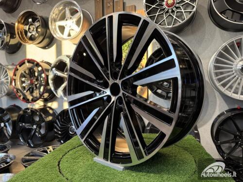 Ratlankis Range Rover 10-Spoke Style R23X9.5J 5X120 ET42.5 72.6 Black with Diamond Cut (FlowForming)