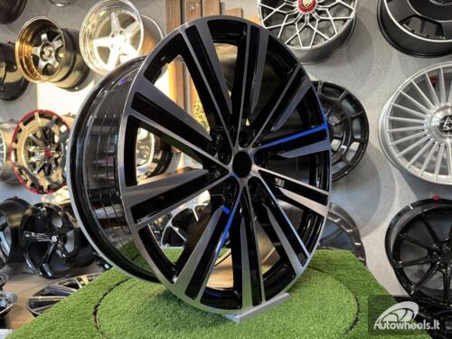 Ratlankis Range Rover 10-Spoke Style R23X9.5J 5X120 ET42.5 72.6 Black with Diamond Cut (FlowForming)