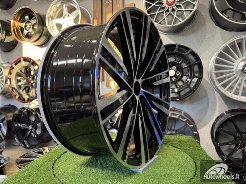 Ratlankis Range Rover 10-Spoke Style R23X9.5J 5X120 ET42.5 72.6 Black with Diamond Cut (FlowForming)