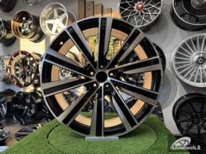 Ratlankis Range Rover 10-Spoke Style R23X9.5J 5X120 ET42.5 72.6 Black with Diamond Cut (FlowForming)