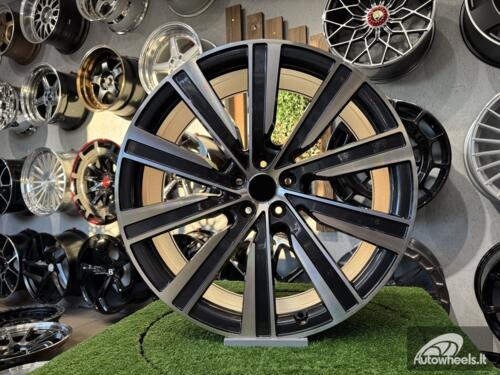 Ratlankis Range Rover 10-Spoke Style R23X9.5J 5X120 ET42.5 72.6 Grey with Diamond Cut (FlowForming)