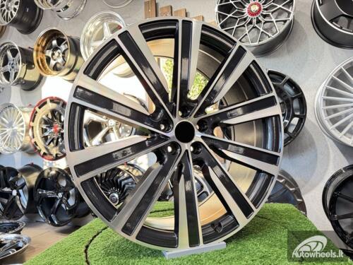 Ratlankis Range Rover 10-Spoke Style R23X9.5J 5X120 ET42.5 72.6 Grey with Diamond Cut (FlowForming)