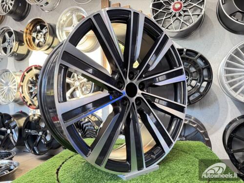 Ratlankis Range Rover 10-Spoke Style R23X9.5J 5X120 ET42.5 72.6 Grey with Diamond Cut (FlowForming)