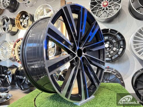 Ratlankis Range Rover 10-Spoke Style R23X9.5J 5X120 ET42.5 72.6 Grey with Diamond Cut (FlowForming)